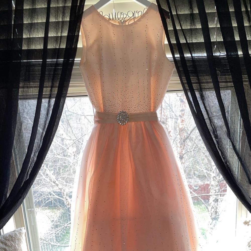 FLOWER GIRL DRESS PLUS FLOWER GIRL HANGER